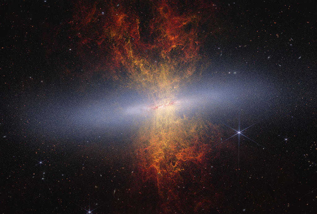 Telescópio James Webb identifica 16,5 milhões de estrelas na Galáxia Charuto - Imagem do artigo original